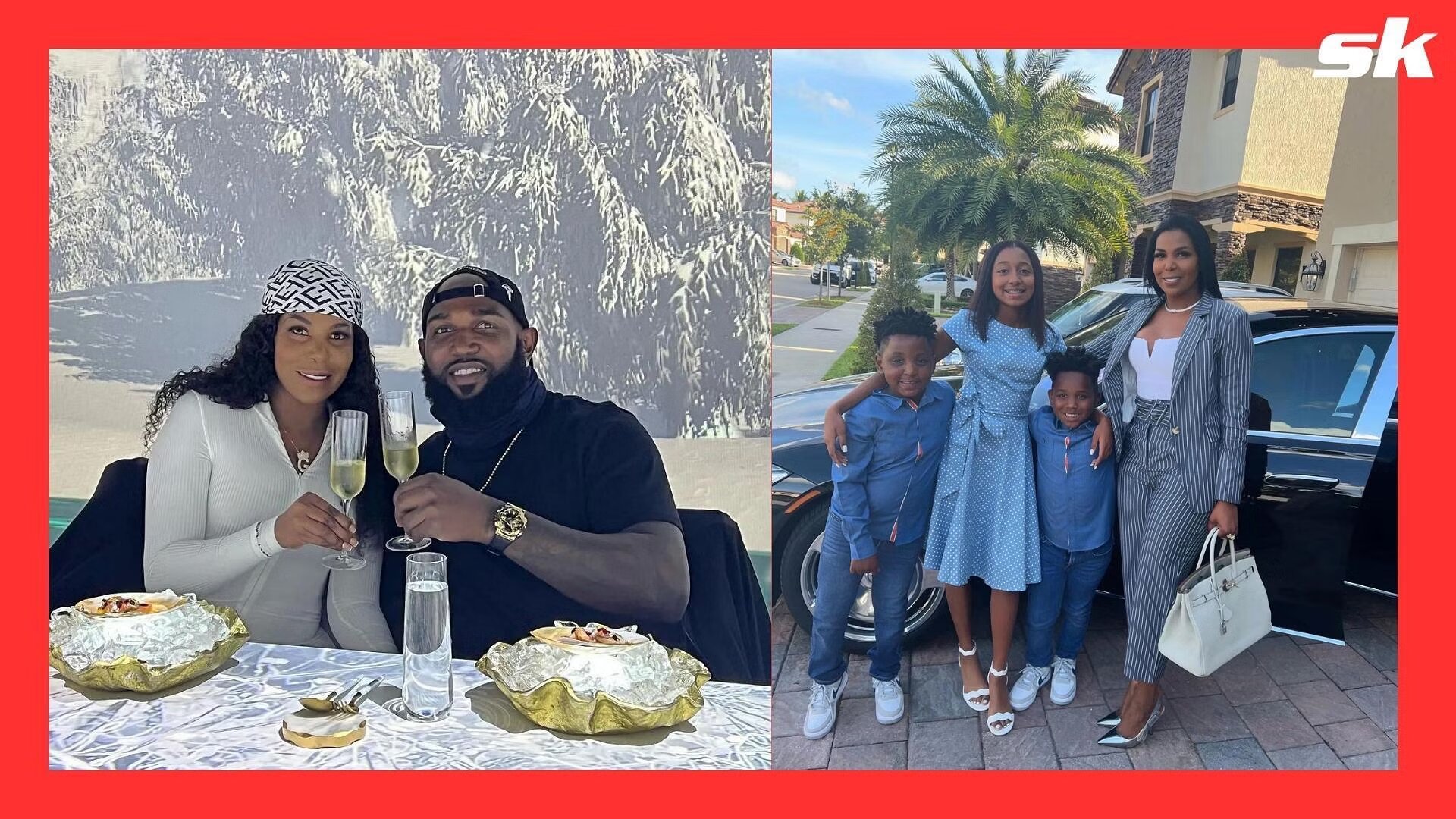 CONGRATULATIONS!!!: MOMENT OF LOVE!!!: Atlanta Braves LF “Marcell Ozuna” and wife “Genesis Guzman” celebrates 8th year wedding anniversary as they embark on…