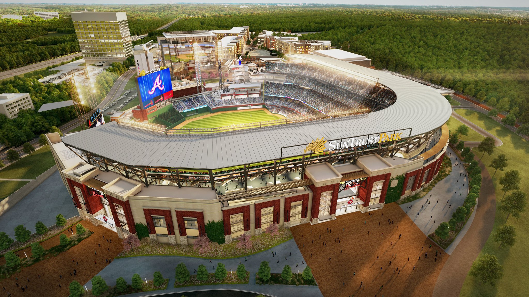 CONGRATULATIONS!!!: GREAT NEWS!!!: Atlanta Braves Management Unveils Their New “STADIUM” With The Largest Capacity In History which Has Been…Read More…