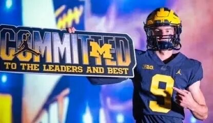 COMMITMENT BATTLE !!!: ” Michigan Wolverines” Finally Ends Commitment Battle With 5-Star ” Carter Smith” As He Commits To…