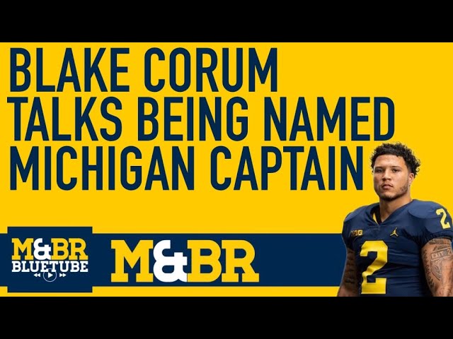 CONGRATULATIONS!!!: Michigan star “Blake Corum” has been voted as the new “CAPTAIN” of the team over some other players who are…