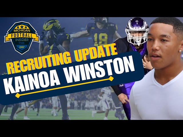 BREAKINNG NEWS!!!: The Highly Anticipated DB “Kainoa Winston” Has Finally Committed To The “Michigan Wolverines” Football Program, Marking A…Read More…