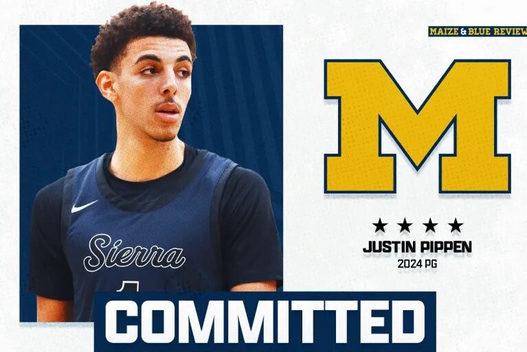 SUCCESSFUL COMMITMENT!!!: 4-Star “Justin Pippen”, Son Of “Scottie Pippen”, Commits To “Michigan” Over “Florida” And Others Which…Read More…