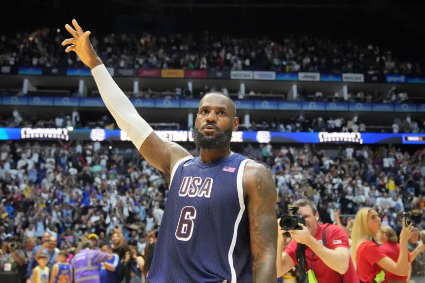 LeBron James helps Team USA avoid massive upset against South Sudan.Read more…